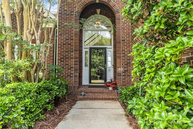 7704 Ninth Fairway Ln, Mint Hill, NC 28227 - view of exterior entry featuring brick siding