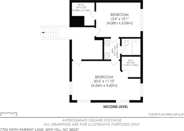 7704 Ninth Fairway Ln, Mint Hill, NC 28227 - view of home floor plan