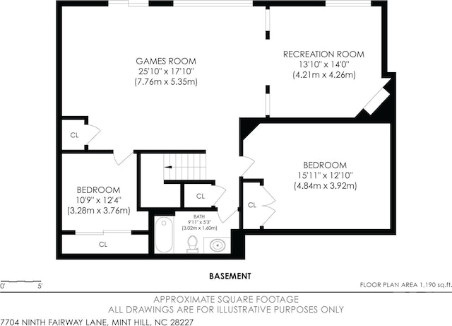 7704 Ninth Fairway Ln, Mint Hill, NC 28227 - view of home floor plan