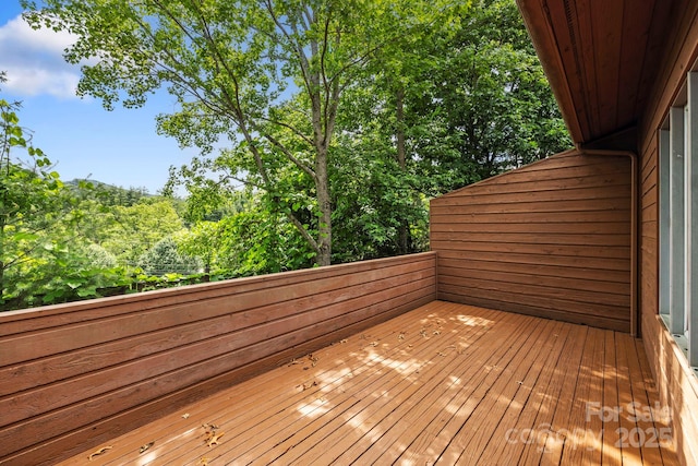 204 Woodfield Dr, Asheville, NC 28803 - view of wooden deck