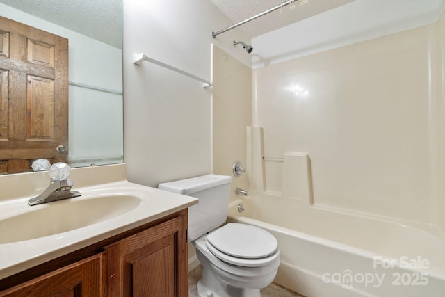 204 Woodfield Dr, Asheville, NC 28803 - full bath featuring a textured ceiling, shower / washtub combination, and vanity