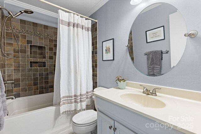 8 Briarwood Ln, Fletcher, NC 28732 - full bath featuring vanity, toilet, and shower / bath combo with shower curtain