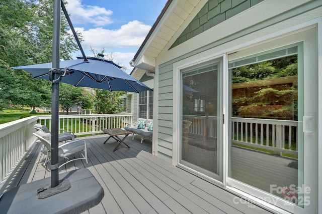 145 Fairway View Dr, Etowah, NC 28729 - view of wooden deck