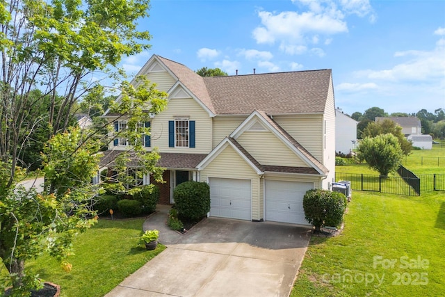 4612 Maple Crest Pl, Harrisburg, NC 28075 - traditional home with roof with shingles and concrete driveway