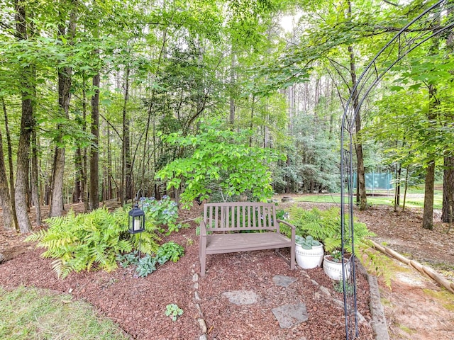 105 Beech Bluff Dr, Mount Holly, NC 28120 - view of yard with a view of trees