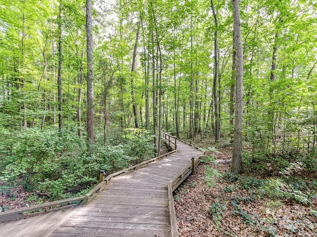 105 Beech Bluff Dr, Mount Holly, NC 28120 - surrounding community with a wooded view