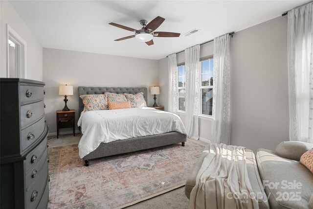 1826 Goodheart Ln, York, SC 29745 - carpeted bedroom with baseboards and a ceiling fan