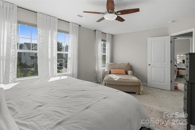 1826 Goodheart Ln, York, SC 29745 - carpeted bedroom with ceiling fan