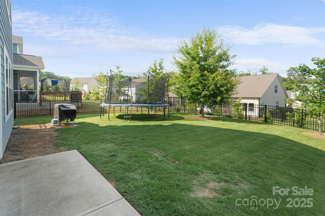 1826 Goodheart Ln, York, SC 29745 - view of yard featuring a trampoline and a residential view