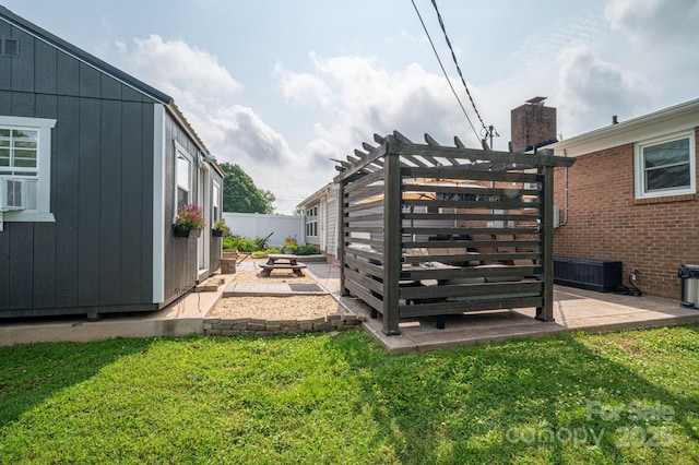 2206 Whitworth Rd, Cherryville, NC 28021 - view of yard featuring a patio and cooling unit