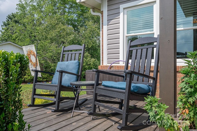 2206 Whitworth Rd, Cherryville, NC 28021 - view of wooden terrace