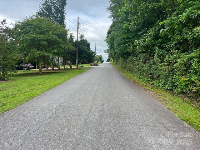 22 Congress St, Granite Falls, NC 28630 - view of asphalt street with street lights
