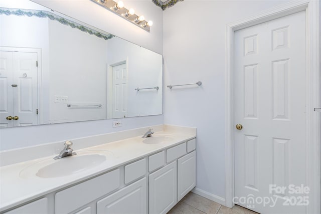 137 Citation Dr, Mooresville, NC 28117 - full bathroom featuring double vanity and tile patterned floors
