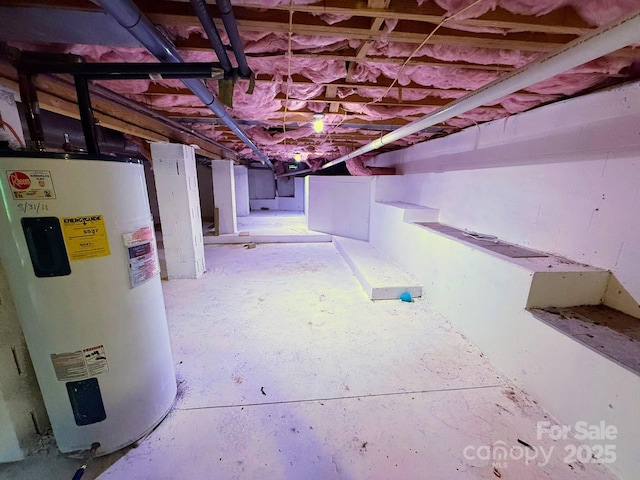 471 Highlands View Rd, Highlands, NC 28741 - unfinished basement with water heater