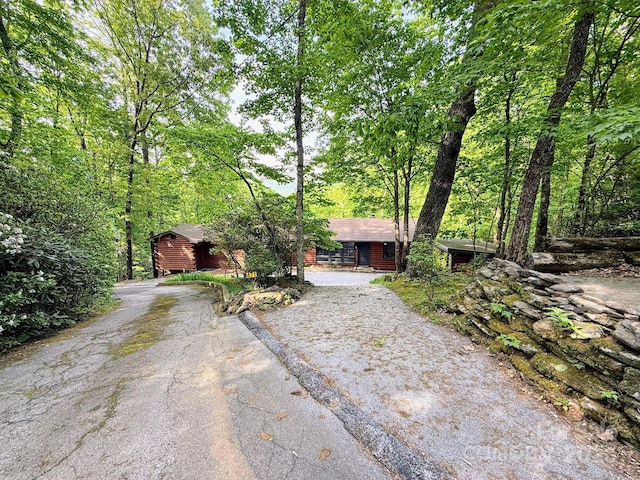 471 Highlands View Rd, Highlands, NC 28741 - cabin with asphalt driveway