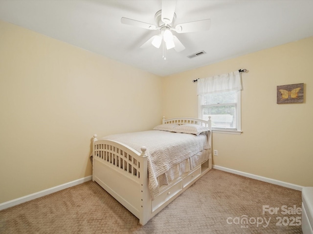 733 Killian Rd, Stanley, NC 28164 - bedroom featuring carpet, baseboards, and ceiling fan