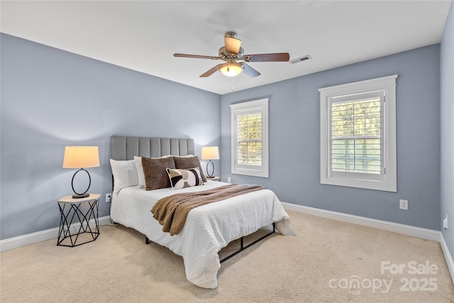 1336 Dobson Dr, Waxhaw, NC 28173 - bedroom featuring carpet and a ceiling fan