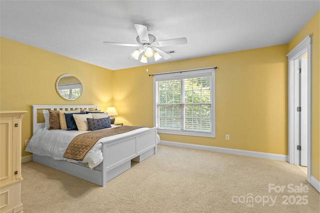 1336 Dobson Dr, Waxhaw, NC 28173 - bedroom with carpet and a ceiling fan
