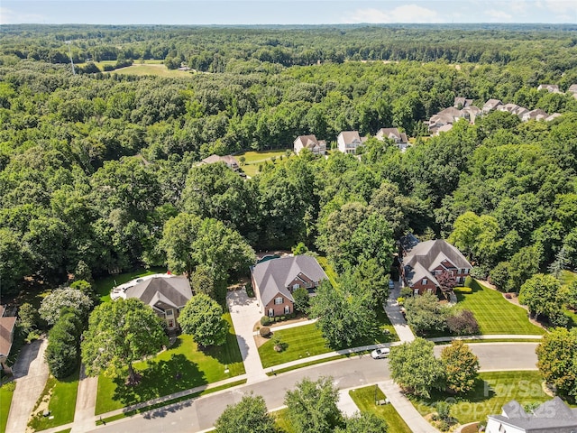 1336 Dobson Dr, Waxhaw, NC 28173 - aerial view of residential area with a heavily wooded area