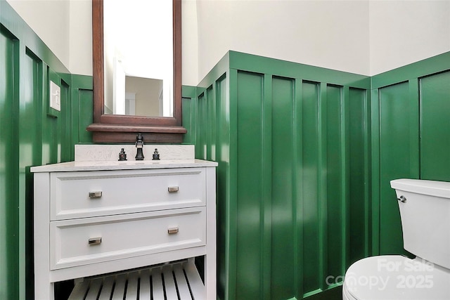 604 Ferguson Ridge Rd, Gastonia, NC 28052 - half bathroom featuring toilet and vanity