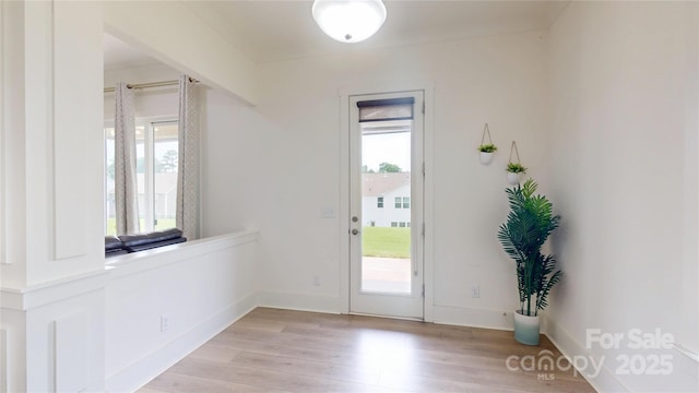 7651 Fenn Way, Fort Mill, SC 29707 - foyer with light wood-style flooring and baseboards