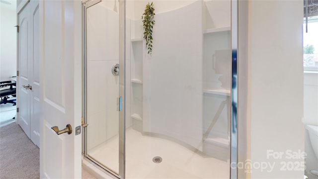 7651 Fenn Way, Fort Mill, SC 29707 - bathroom with a shower stall and toilet