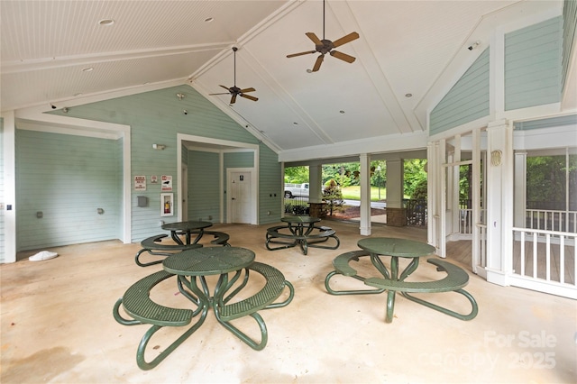 187 Water Oak Dr, Mooresville, NC 28117 - sunroom with vaulted ceiling