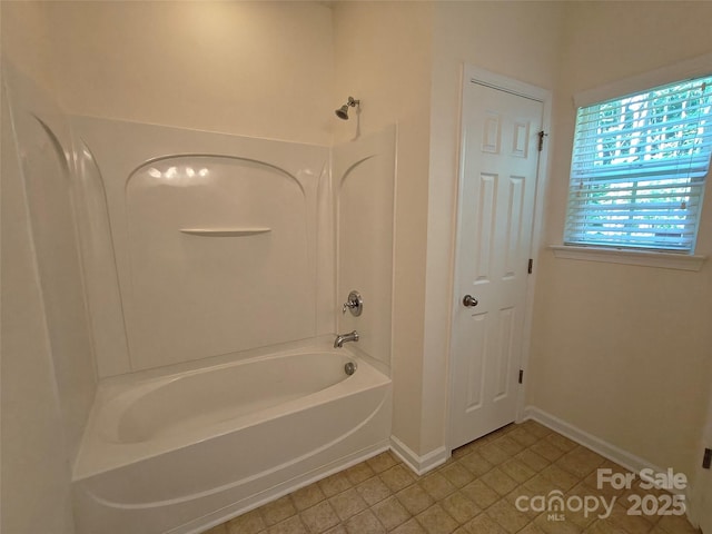 509 Settlers Grove Ln, Salisbury, NC 28146 - bathroom featuring bathing tub / shower combination and tile patterned floors