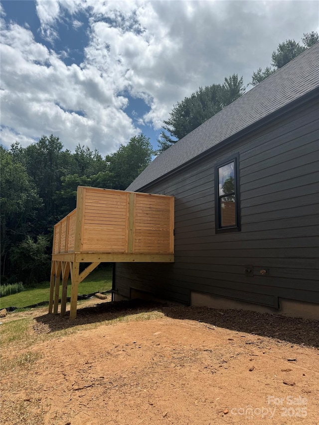 798 Country Club Dr, Waynesville, NC 28786 - view of side of property featuring roof with shingles