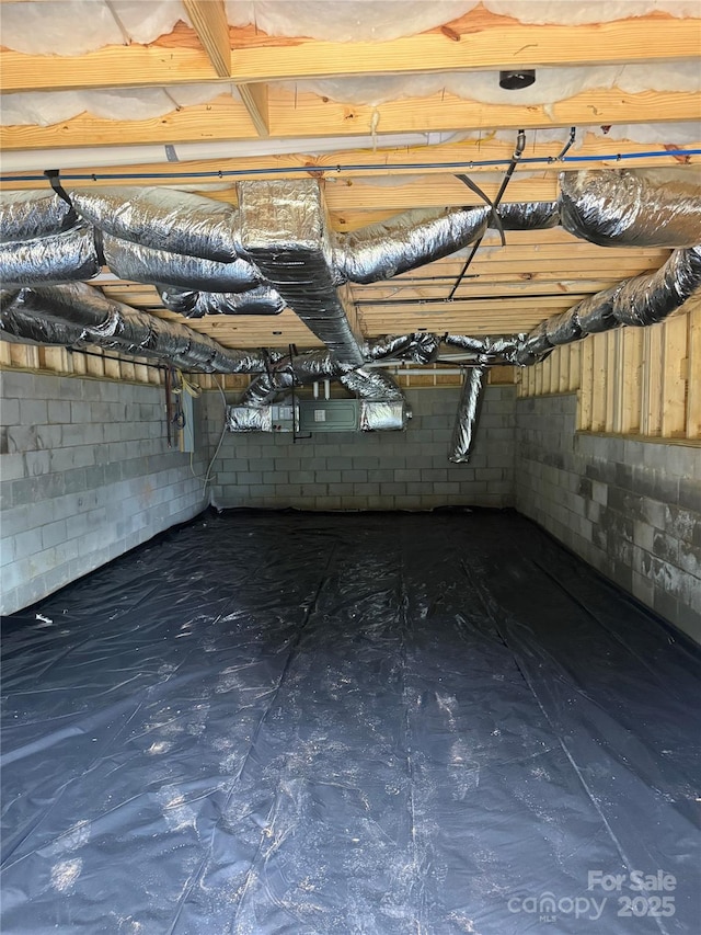 798 Country Club Dr, Waynesville, NC 28786 - below grade area featuring crawl space and concrete block wall