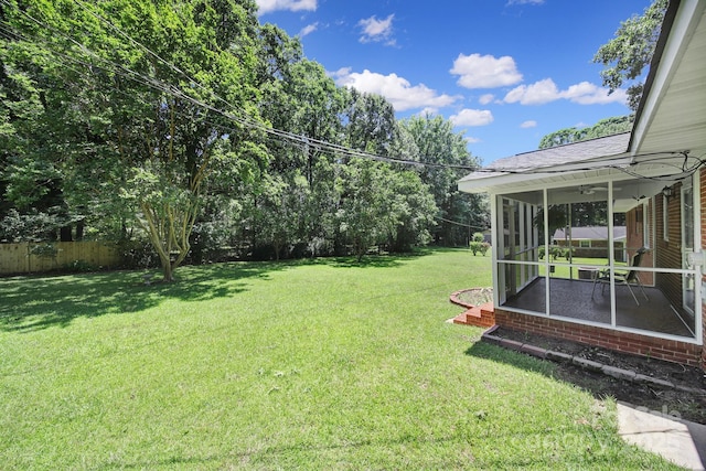 967 Hilldale Dr, Lancaster, SC 29720 - view of yard with a sunroom