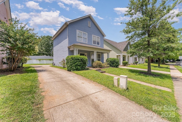 1825 Stroud Park Ct, Charlotte, NC 28206 - traditional-style home featuring concrete driveway