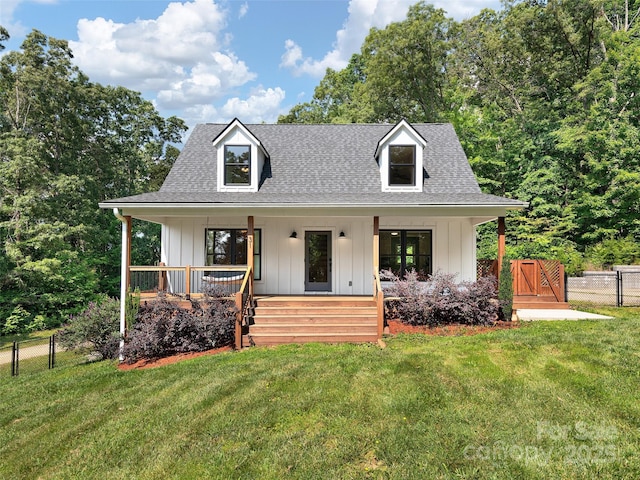 31 Rory Phillips Vw, Candler, NC 28715 - view of front facade featuring roof with shingles, board and batten siding, a gate, and covered porch