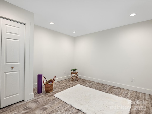 31 Rory Phillips Vw, Candler, NC 28715 - unfurnished room with wood finished floors, baseboards, and recessed lighting
