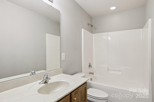 5002 Abode Lily Ln, Charlotte, NC 28227 - full bathroom featuring vanity and shower / tub combination