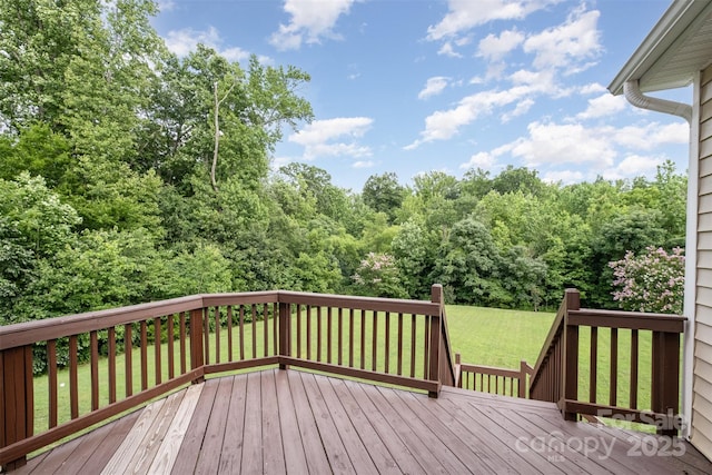 4201 Amber Leigh Way Dr, Charlotte, NC 28269 - deck featuring a yard