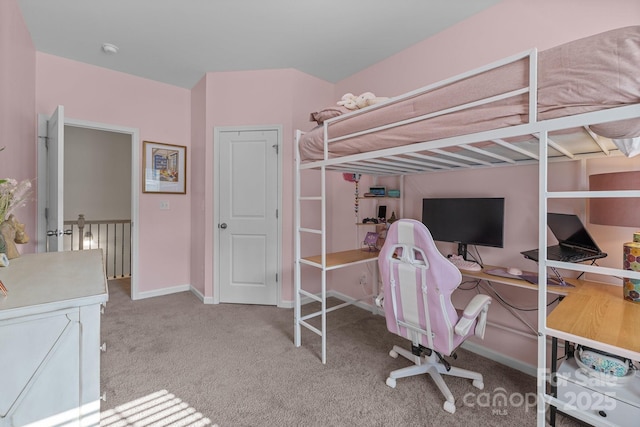 229 Cramerton Mills Parkway, Cramerton, NC 28032 - carpeted bedroom with baseboards and a desk