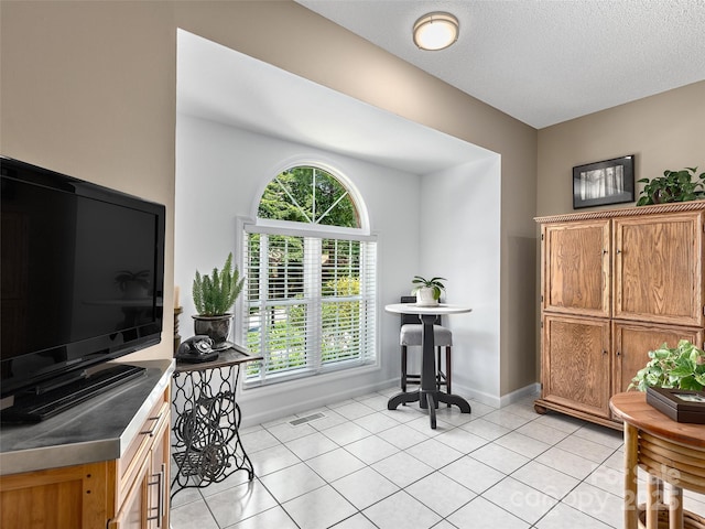 306 Croydon Dr, Hendersonville, NC 28791 - foyer entrance featuring healthy amount of natural light, light tile patterned flooring, baseboards, and a textured ceiling