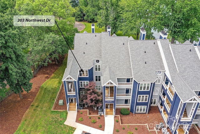 303 NW Dr, Davidson, NC 28036 - view from above of property