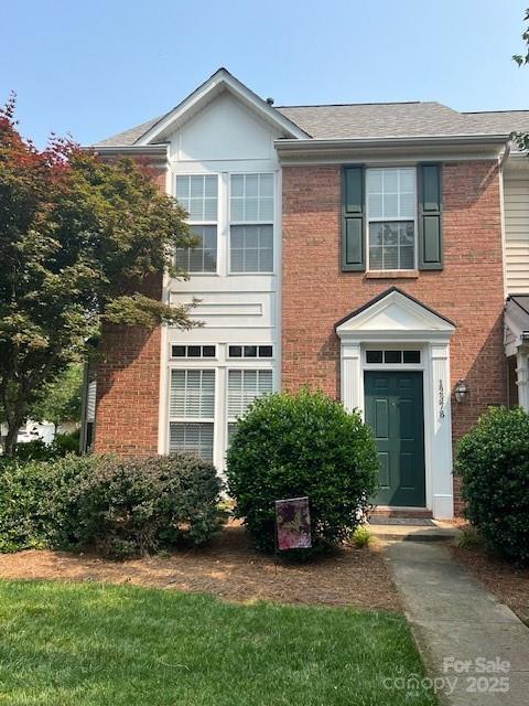 12378 Swan Wings Pl, Huntersville, NC 28078 - view of front of property with brick siding and roof with shingles