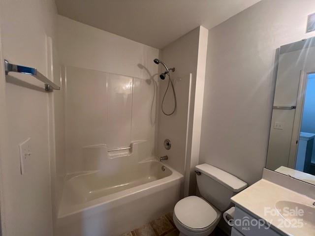 12378 Swan Wings Pl, Huntersville, NC 28078 - full bath with toilet, vanity, and  shower combination