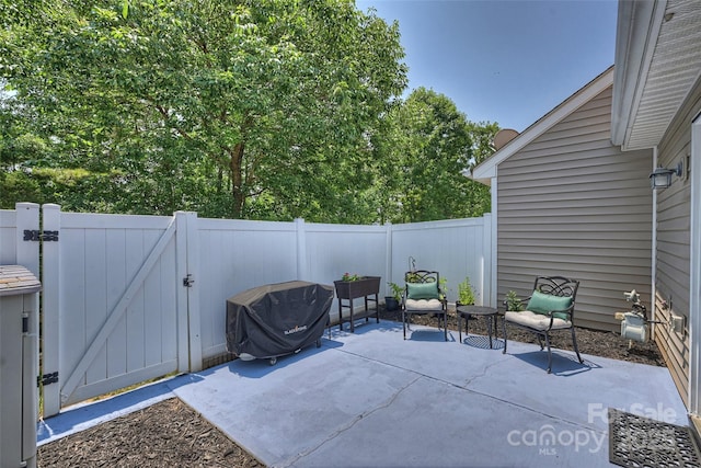 1925 Sandal Brook Rd, Indian Land, SC 29707 - fenced backyard featuring a patio and a gate