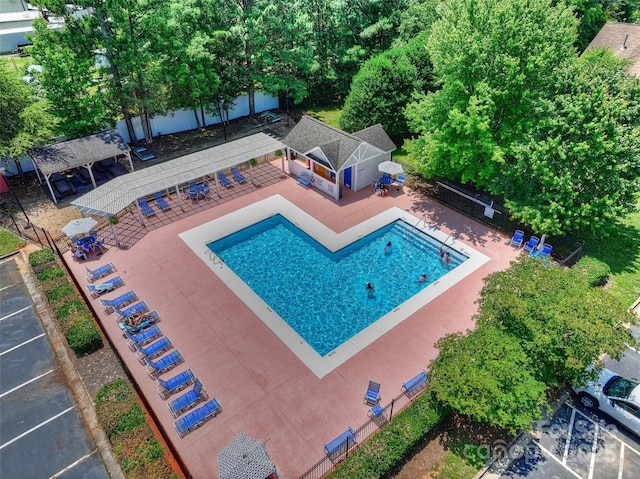 1925 Sandal Brook Rd, Indian Land, SC 29707 - community pool featuring a patio and a gazebo