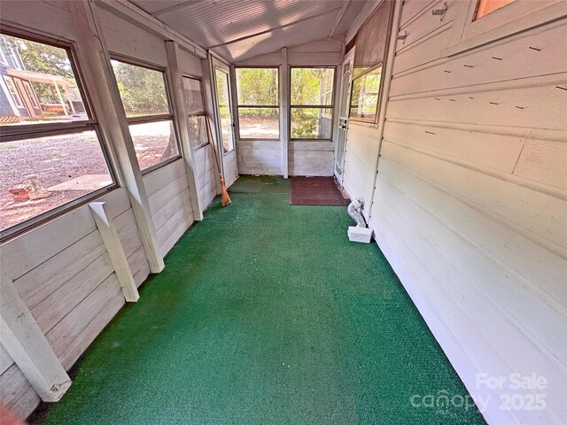 2131 E NC-10 Hwy, Conover, NC 28613 - unfurnished sunroom featuring lofted ceiling and healthy amount of natural light