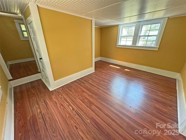 2131 E NC-10 Hwy, Conover, NC 28613 - spare room featuring wood finished floors and baseboards