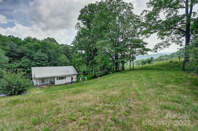 121 Walnut Holler Dr, Waynesville, NC 28786 - view of yard with a view of trees