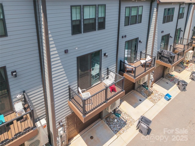 819 Anderson St, Charlotte, NC 28205 - rear view of property with a balcony