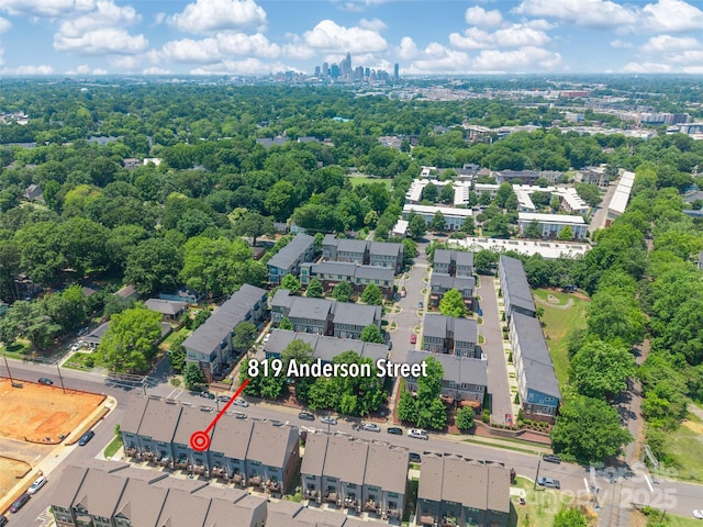 819 Anderson St, Charlotte, NC 28205 - aerial view