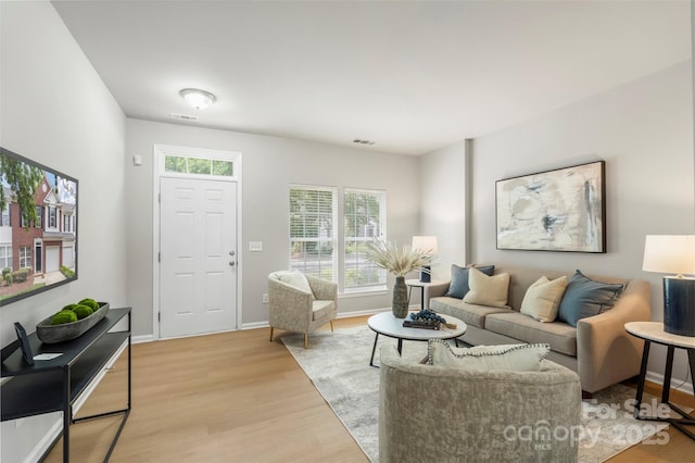 10225 Alexander Martin Ave, Charlotte, NC 28277 - living area with light wood-style floors and baseboards