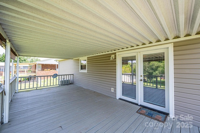 2031 36th St NE, Hickory, NC 28601 - deck featuring french doors
